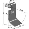 Fléau 187x90mm, gauche - Kleine - 14-802-31-00-02