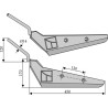 Soc pour arracheuse de betteraves, modèle gauche - Moreau - AS475SG