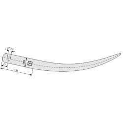 Dent de griffe 600mm - Stoll - O454440