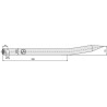 Dent de griffe 565mm