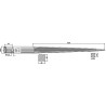 Dent de chargeur 1100mm - Mailleux