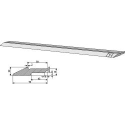 Lame d´usure 90 x 22 mm