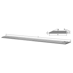 Lame d'usure - 150x20x1250