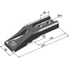 Dent standard pour chargeur frontal