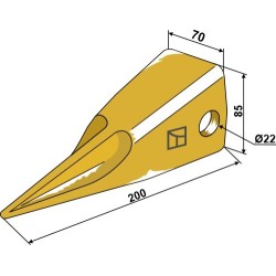 Bec d´usure - Caterpillar - 9W8259