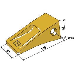 Bec d´usure - Caterpillar - 1U3202