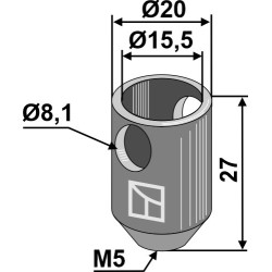 Cloche de raccordement pour Nimco