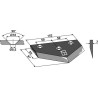 Couteau central - Agrostroj - 5002426
