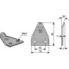 Couteau pour mélangeurs de fourrange - Seko - 244.79.043