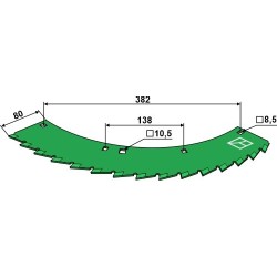 Lame de scie - droite - revêtement carbure de tungstène - Kemper - 78230