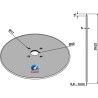 Coutre circulaire Ø625x6 - Niaux