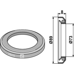 Bague frontale - Ø89xØ73x8