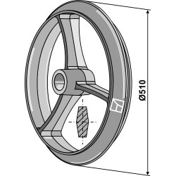 Roue cambridge - Ø510mm