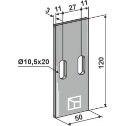 Racloir pour rouleaux packer - Landsberg - 060800
