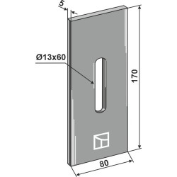 Racloir pour rouleaux packer - Rabe
