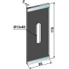 Racloir pour rouleaux packer - DURAFACE - Rabe - 8406.00.09