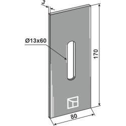 Racloir pour rouleaux packer - Rabe - 8405.00.27