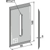Racloir pour rouleaux packer - Niemeyer - 034575