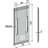 Racloir pour rouleaux packer - Niemeyer - 034102