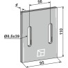 Racloir pour rouleaux packer - Maschio / Gaspardo - 26100667 (22036)