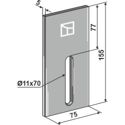 Racloir pour rouleaux packer - Landsberg - 435.780 / 435.777