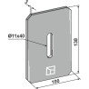 Racloir pour rouleaux packer - Lely - 1.1645.2948.0