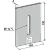 Racloir pour rouleaux packer - Lely - 1.1632.2304.0