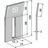 Racloir pour rouleaux packer - Kverneland - 8006090