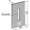 Racloir pour rouleaux packer - Kverneland - 306631