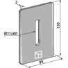 Racloir pour rouleaux packer - Krone - 490761.2
