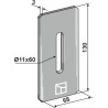 Racloir pour rouleaux packer - Krone - 490423.5