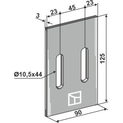 Racloir pour rouleaux packer - Feraboli - C648921