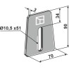 Racloir pour rouleaux packer - Amazone - 957147