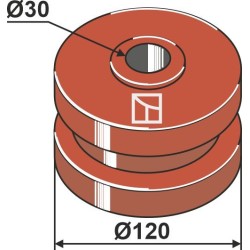 Poulie de guidage Ø 120 - Kemper - 78722