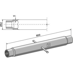 Tube M36x3