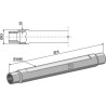 Tube M36x3