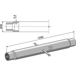 Tube M30x3,5