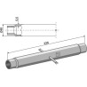 Tube M30x3,5 - Fendt