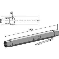 Tube M30x3,5