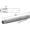 Tube M30x3,5