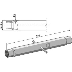 Tube M27x3
