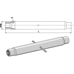 Tube M24x3