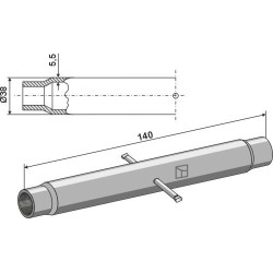 Tube M24x2,5