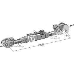 Barre de poussée compl. - Massey Ferguson