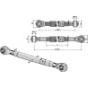 Barre de poussée à borne traîtée M36x3