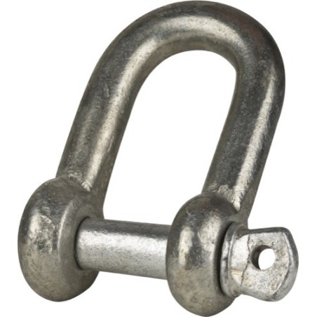 Manille droite standart  11mm galvanisées