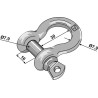 Manille  7,9mm galvanisées
