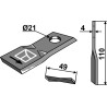 Couteau rotatif 110x49mm - Pöttinger - 434969