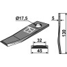 Couteau rotatif 130x45mm - New Holland - 534.744