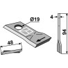 Couteau rotatif 94x48mm - B.C.S. - 58031192